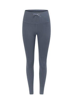 Lorna Jane Training Day Rib Ankle Biter Leggings - Powder Grey