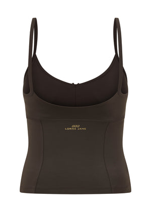 Lorna Jane Rise And Shine Bra Tank Combo - Volcano