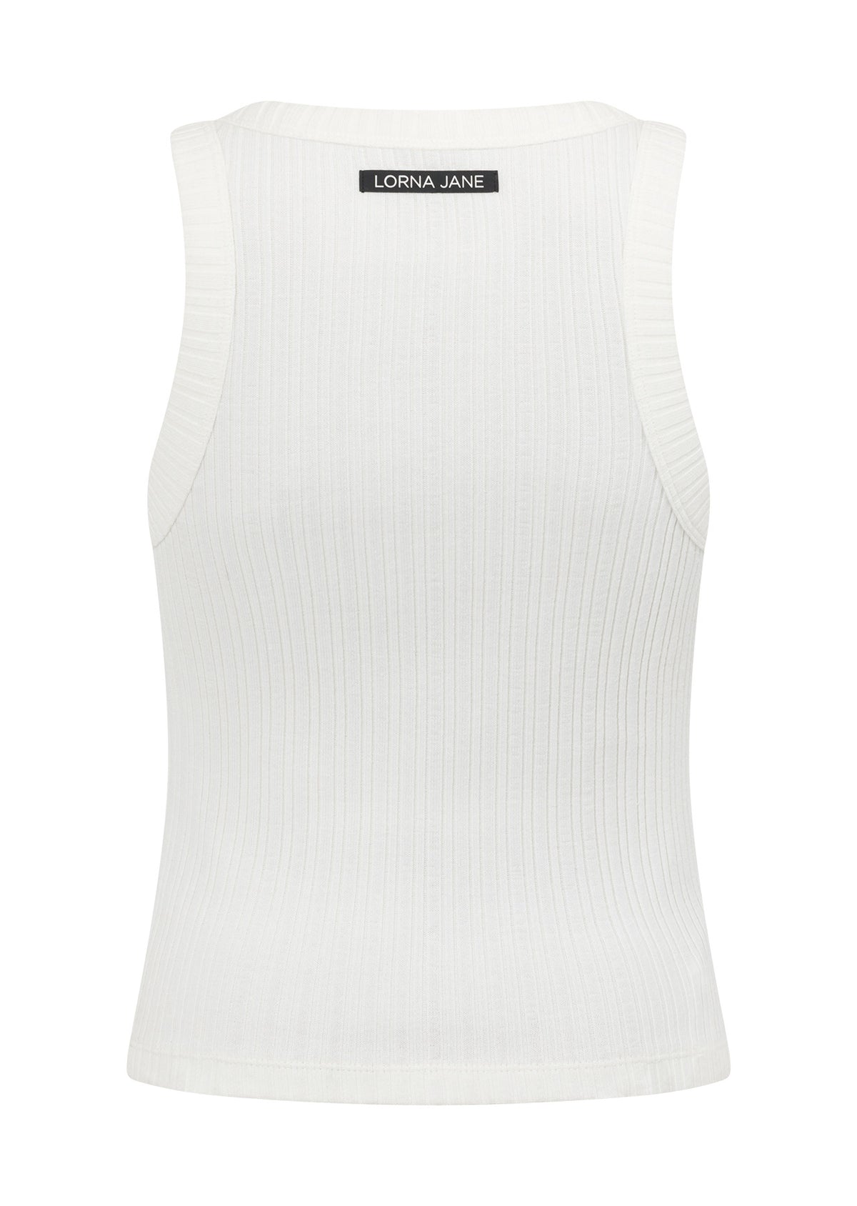 Lorna Jane Essential Wide Ribbed Tank - Porcelain