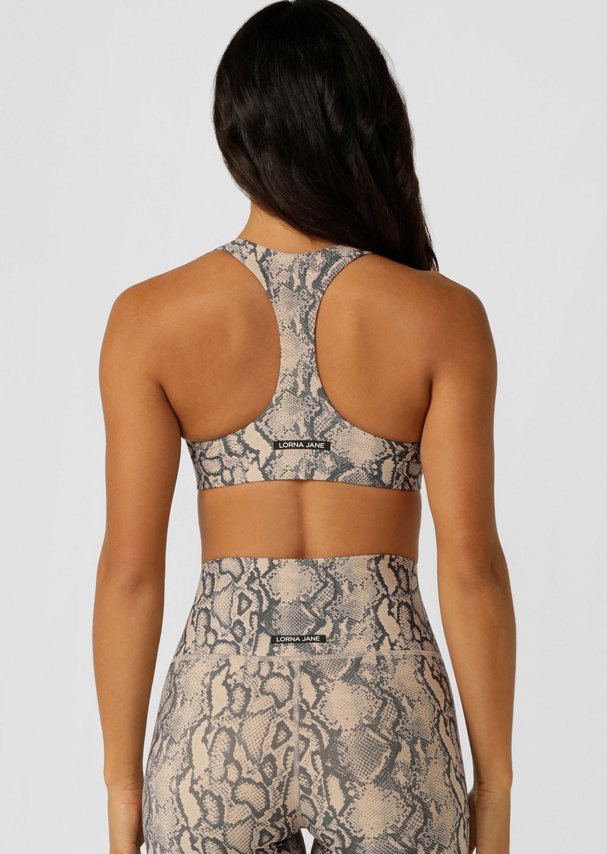 Lorna Jane Soft Serpentine Sports Bra - Soft Serpentine Print