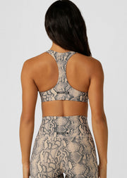 Lorna Jane Soft Serpentine Sports Bra - Soft Serpentine Print
