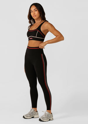 Lorna Jane Circuit Breaker Max Support Sports Bra - Black