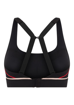 Lorna Jane Circuit Breaker Max Support Sports Bra - Black