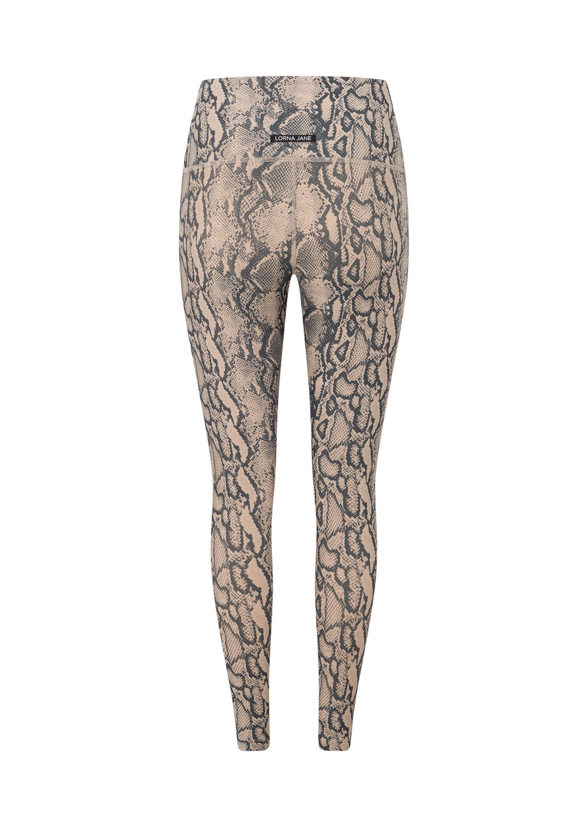 Lorna Jane Soft Serpentine No Ride Ankle Biter Leggings - Soft Serpentine Print