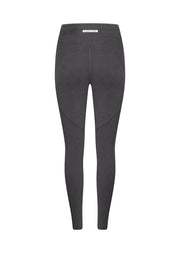 Lorna Jane Amplify Washed Rib Ankle Biter Leggings - Washed Black