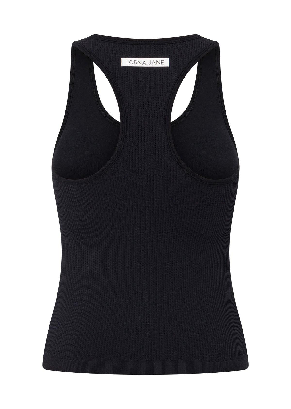 Lorna Jane All Sports Seamless Waffle Bra Tank Combo - Black