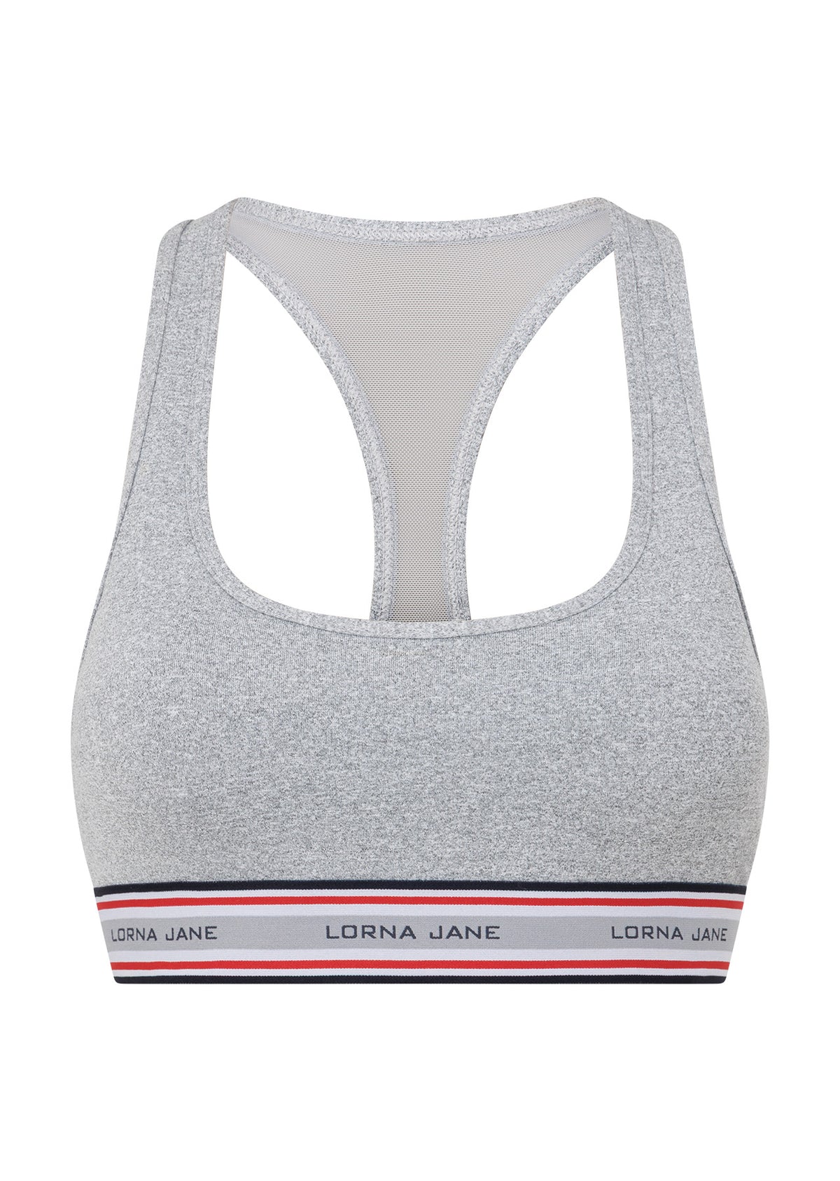 Lorna Jane Power Moves High Support Sports Bra - Grey Marl