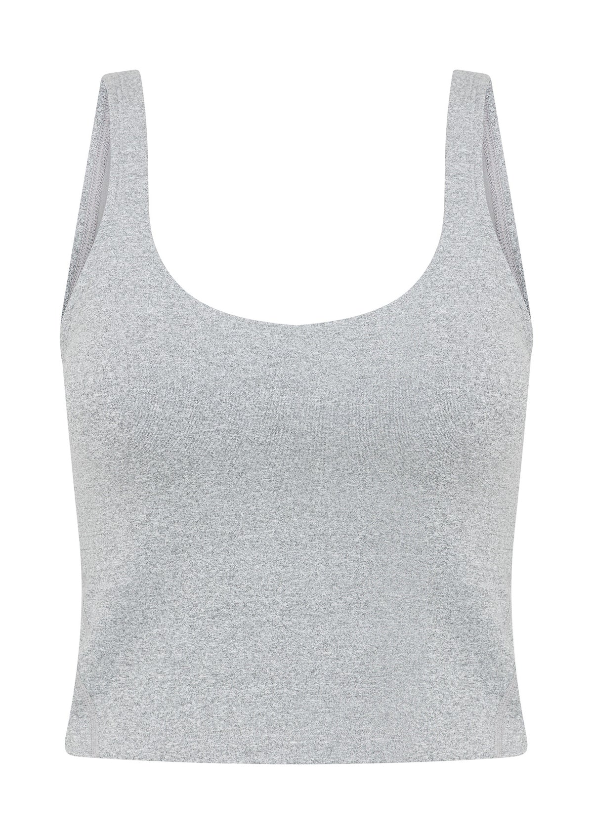 Lorna Jane True Comfort Bra Tank Combo - Grey Marl