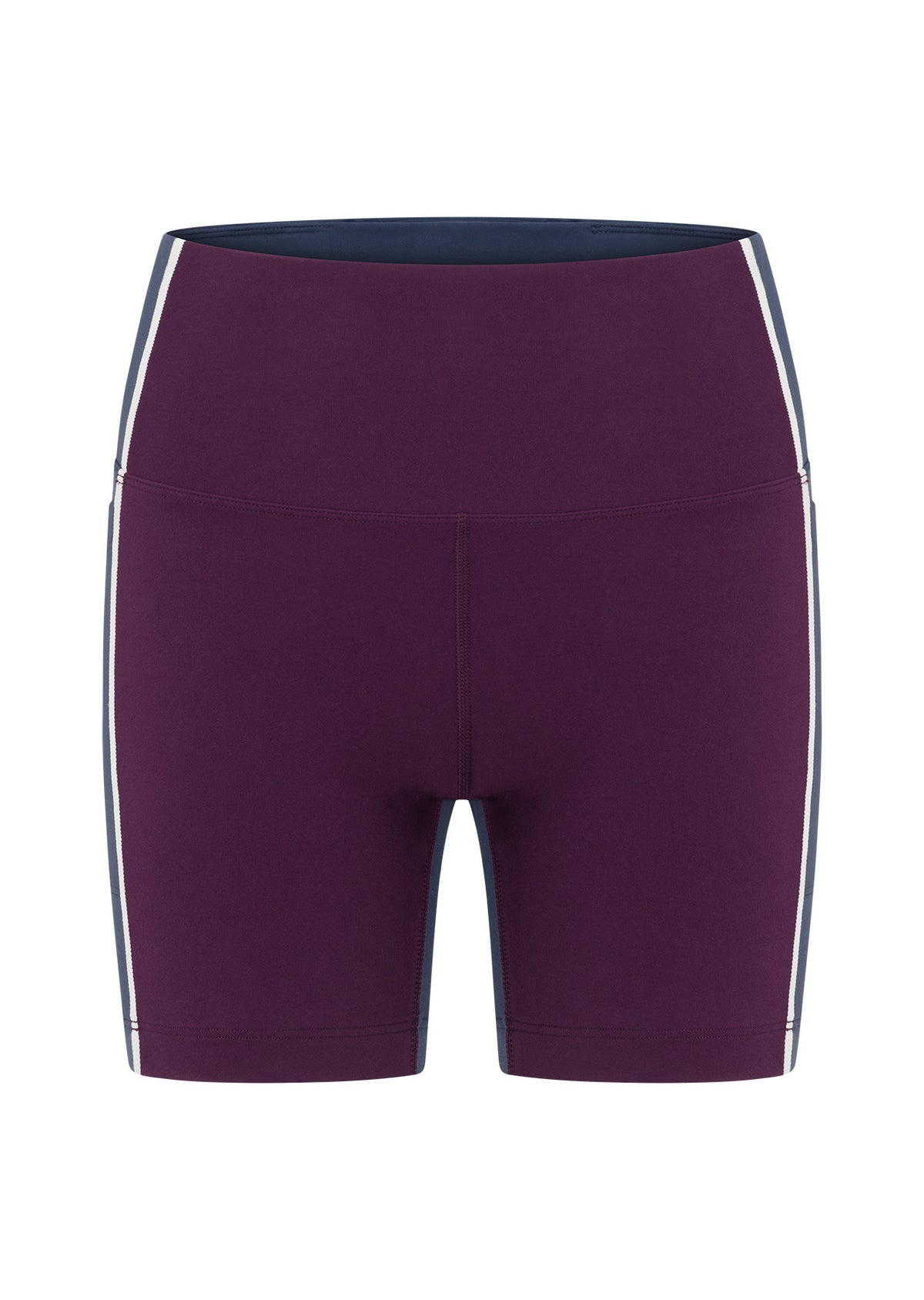Lorna Jane Qualifier 12cm Bike Shorts - Dark Grape