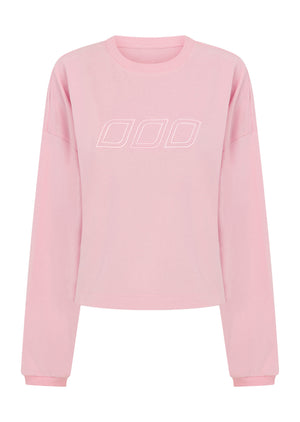 Lorna Jane Iconic Go-To Long Sleeve Top - Sweet Pink