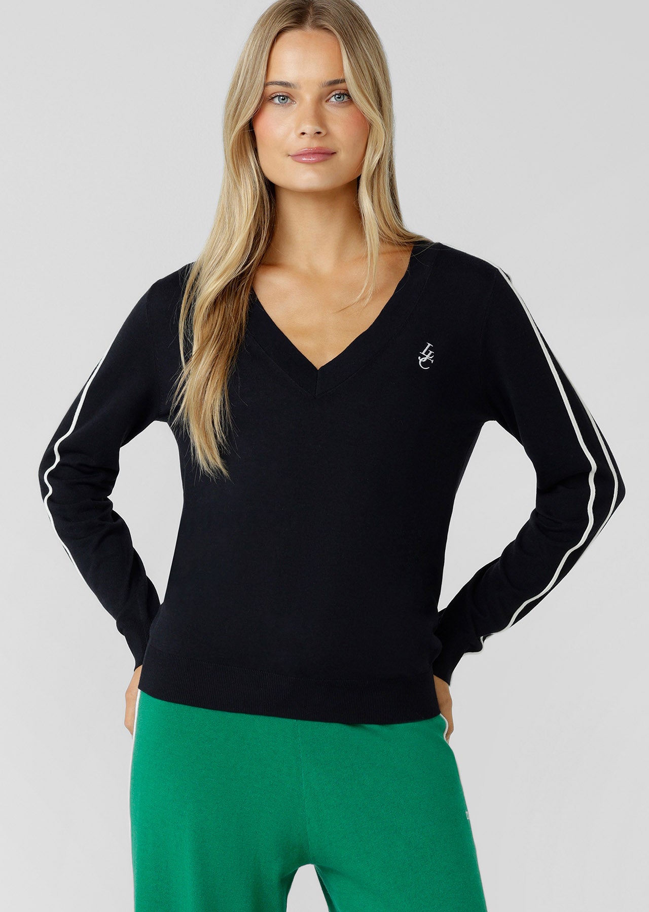 Lorna Jane Academy Long Sleeve Knit Top - Midnight Blue
