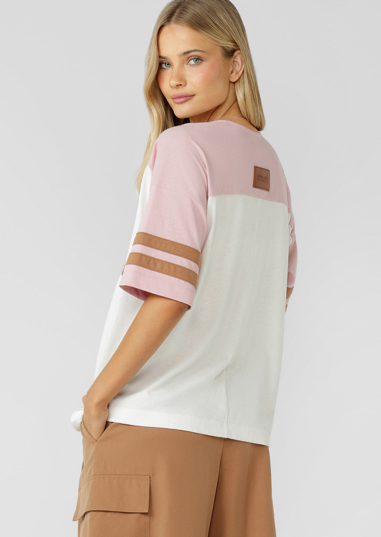 Lorna Jane Game Changer T-Shirt - Porcelain