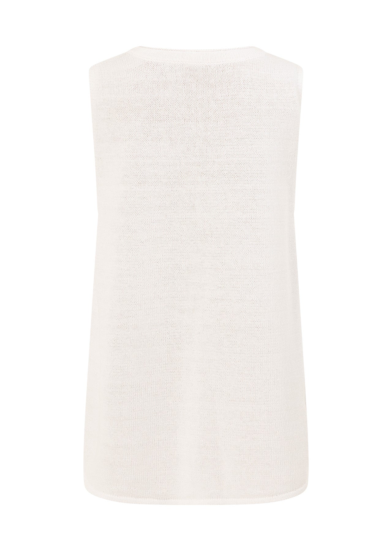 Lorna Jane Motion Knit Muscle Tank - Porcelain