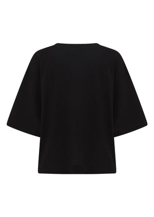 Lorna Jane Link Up Oversized T-Shirt - Black