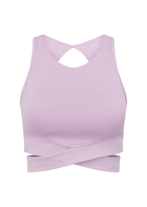 Lorna Jane Get Fit Sports Bra - Light Lavender