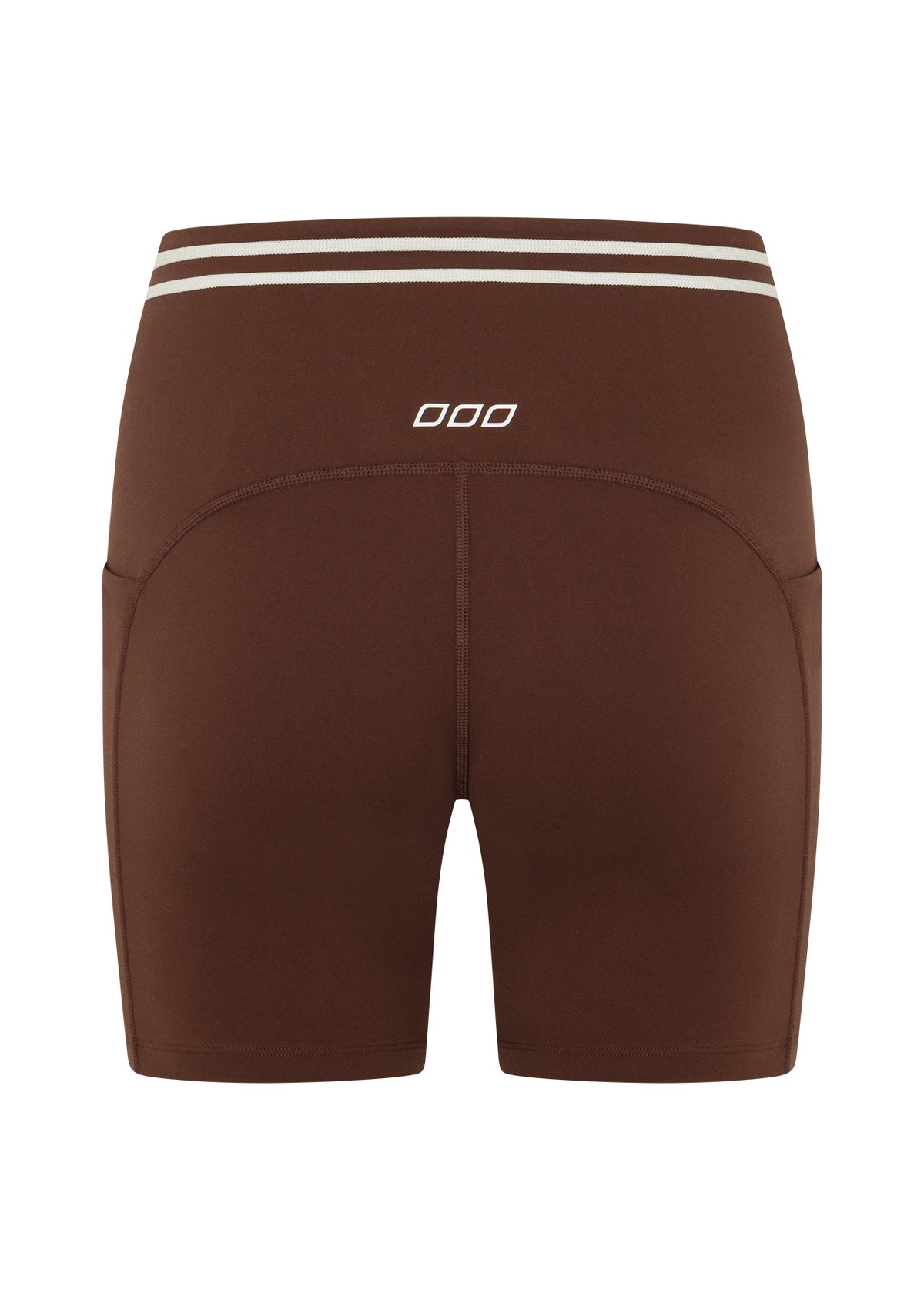 Lorna Jane Stash It All 3 Pocket 14cm Bike Shorts - Espresso