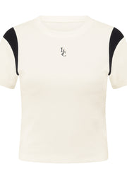 Lorna Jane Drift Baby Tee - Porcelain