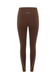 Lorna Jane Total Bliss Ankle Biter Leggings - Truffle