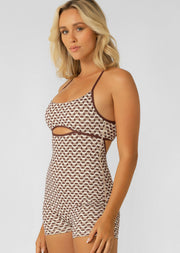 Lorna Jane Sundown Bodysuit - Sundown Print