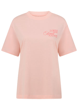 Lorna Jane Active Nation Relaxed T-Shirt - Ballerina