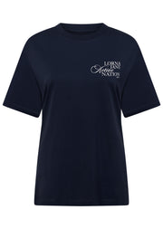 Lorna Jane Active Nation Relaxed T-Shirt - Platinum Navy