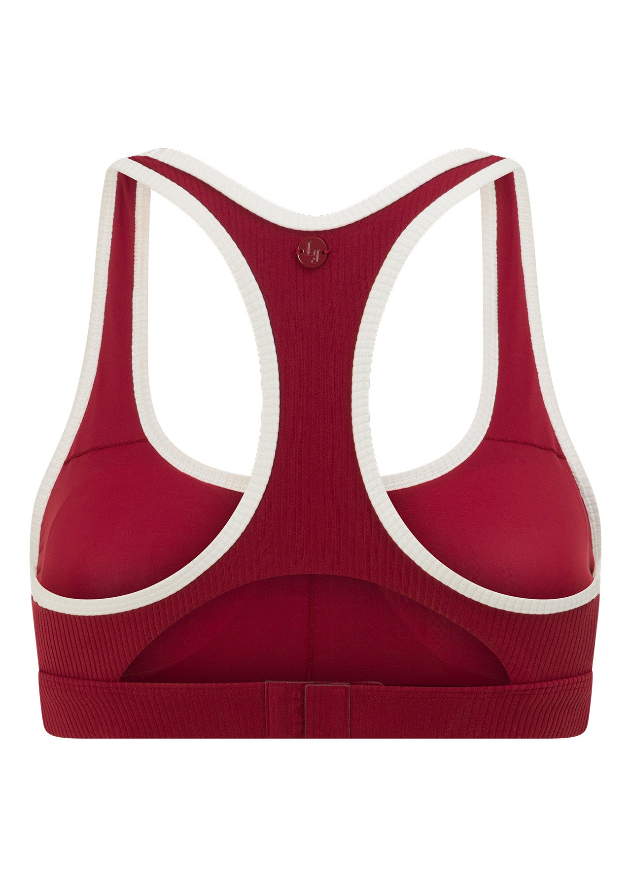 Lorna Jane Paros Rib High Support Sports Bra - Cherry