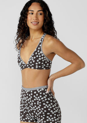 Lorna Jane Wildflower All Day Sports Bra - Volcano