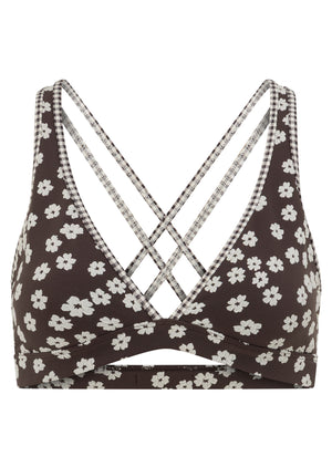 Lorna Jane Wildflower All Day Sports Bra - Volcano