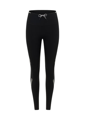 Lorna Jane Train Hard No Ride Full Length Leggings - Black