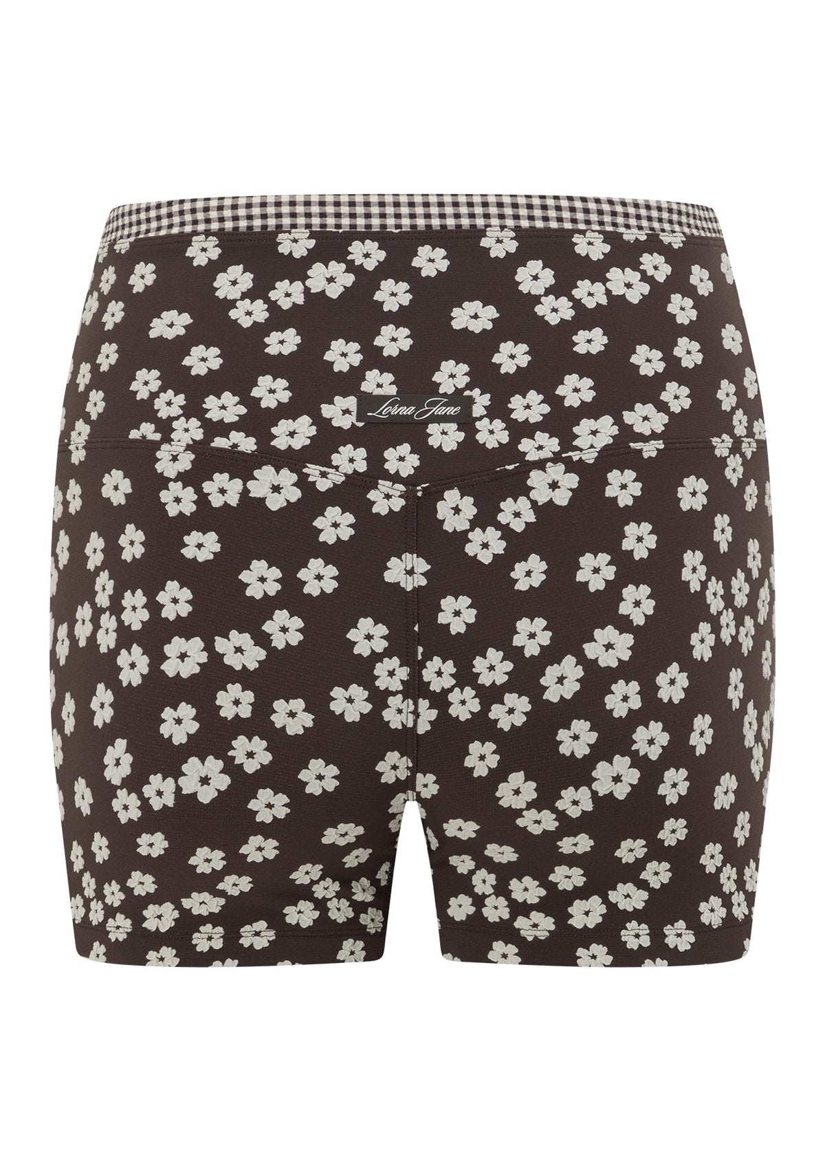 Lorna Jane Wildflower 9cm Bike Shorts - Volcano