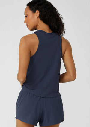 Lorna Jane In The Zone Active Tank - Platinum Navy