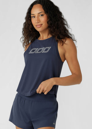 Lorna Jane In The Zone Active Tank - Platinum Navy