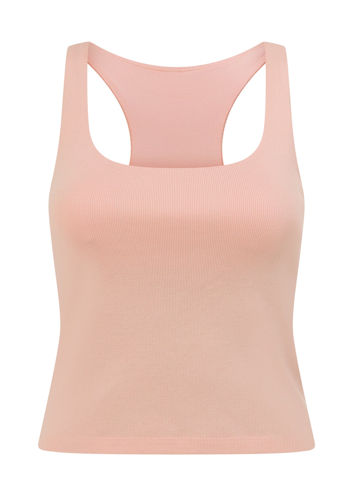 Lorna Jane Off Duty Rib Bra Tank Combo - Enchanted Pink
