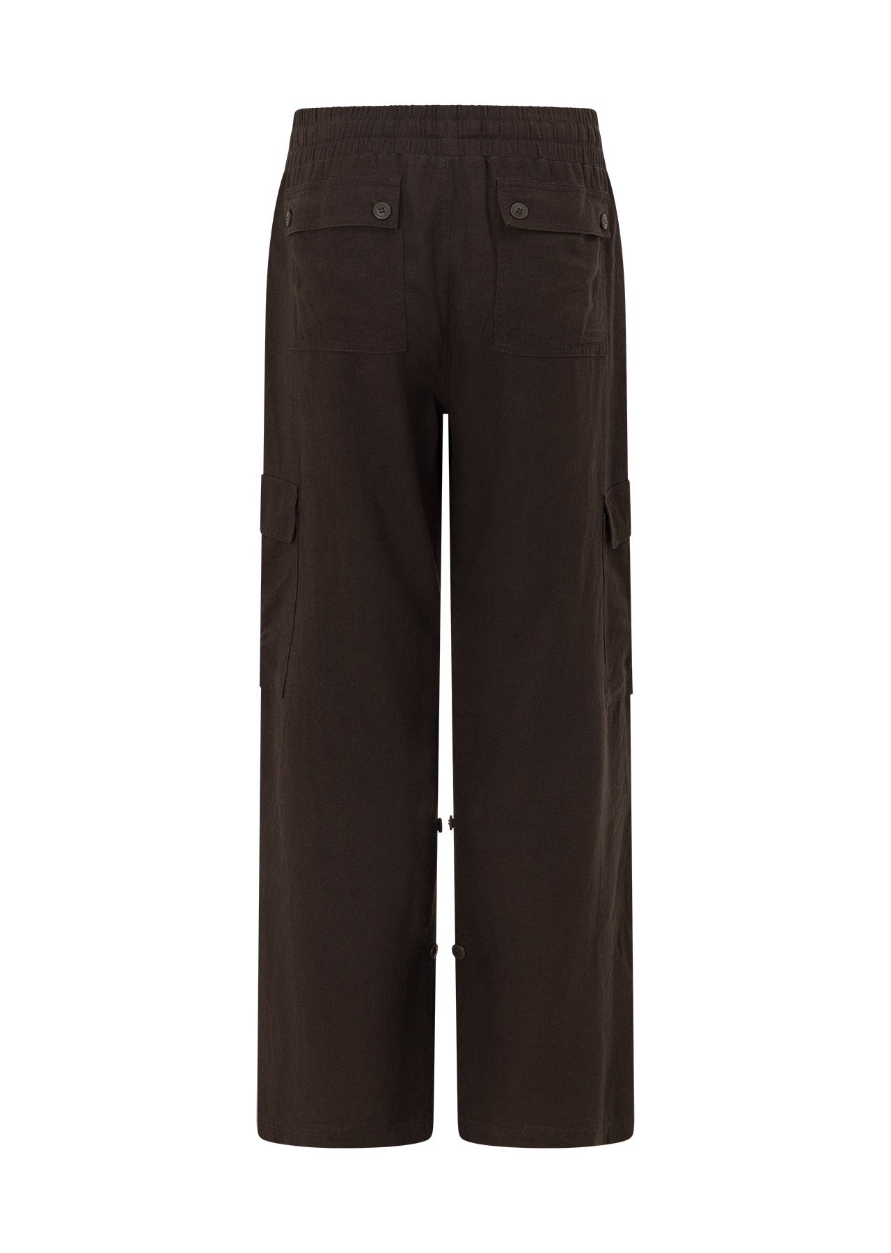 Lorna Jane Linen Flashdance Wide Leg Cargo Pants - Volcano