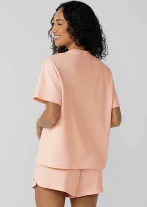 Lorna Jane Off Court T-Shirt - Enchanted Pink