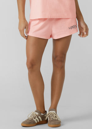 Lorna Jane Off Court Shorts - Enchanted Pink