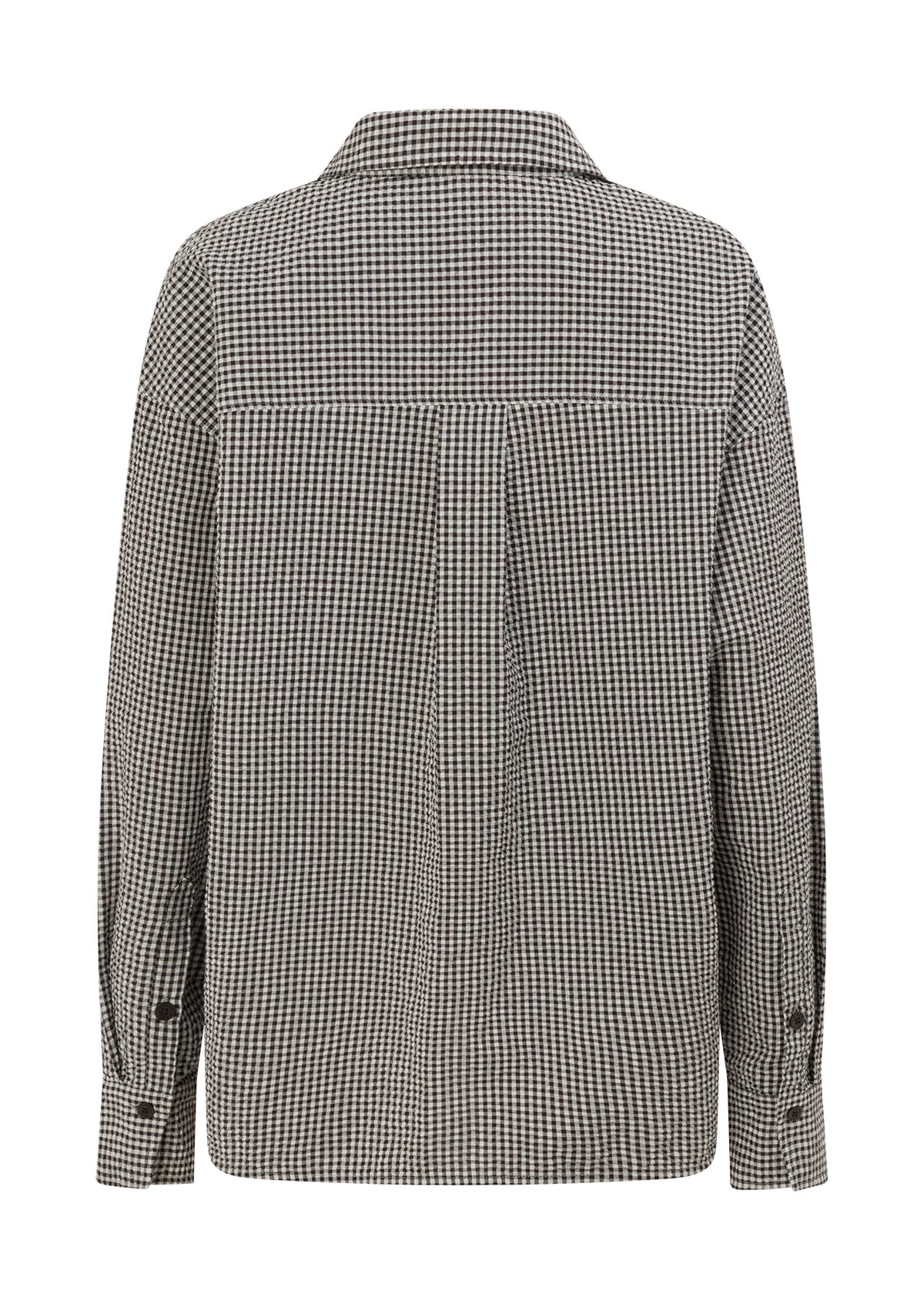 Lorna Jane Nice And Sweet Long Sleeve Shirt - Volcano Gingham