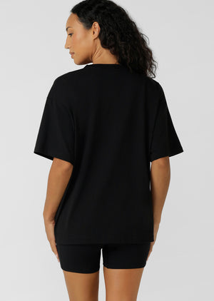 Lorna Jane Active World Boyfriend T-Shirt - Black