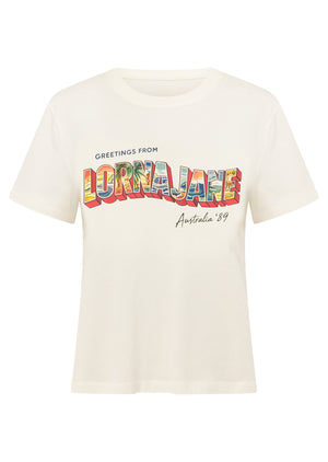 Lorna Jane Getaway T-Shirt - Porcelain