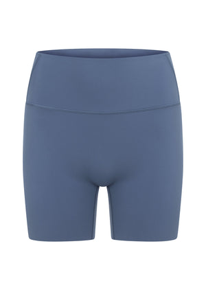 Lorna Jane Supreme Comfort Aloe Vera No Ride Pocket Bike Shorts - Frost Blue