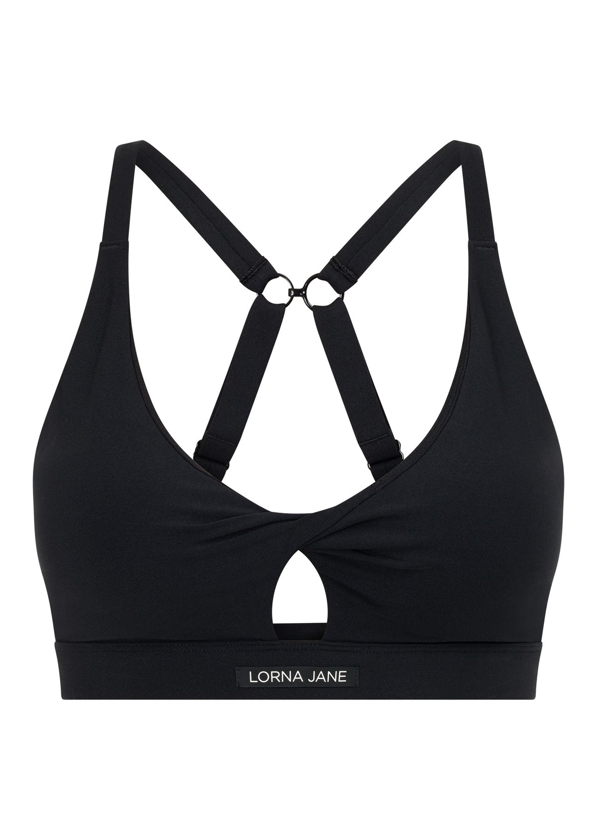 Lorna Jane Wild Side Sports Bra - Black