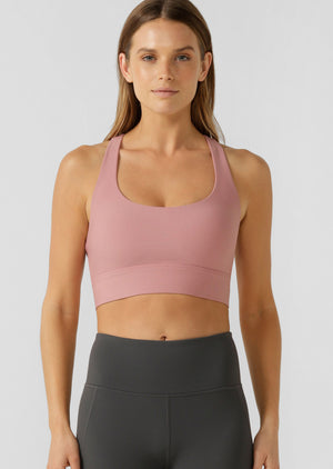 Lorna Jane Dedication Sports Bra - Wild Rose