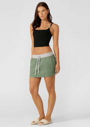 Lorna Jane Flashdance Mini Skirt - Light Khaki