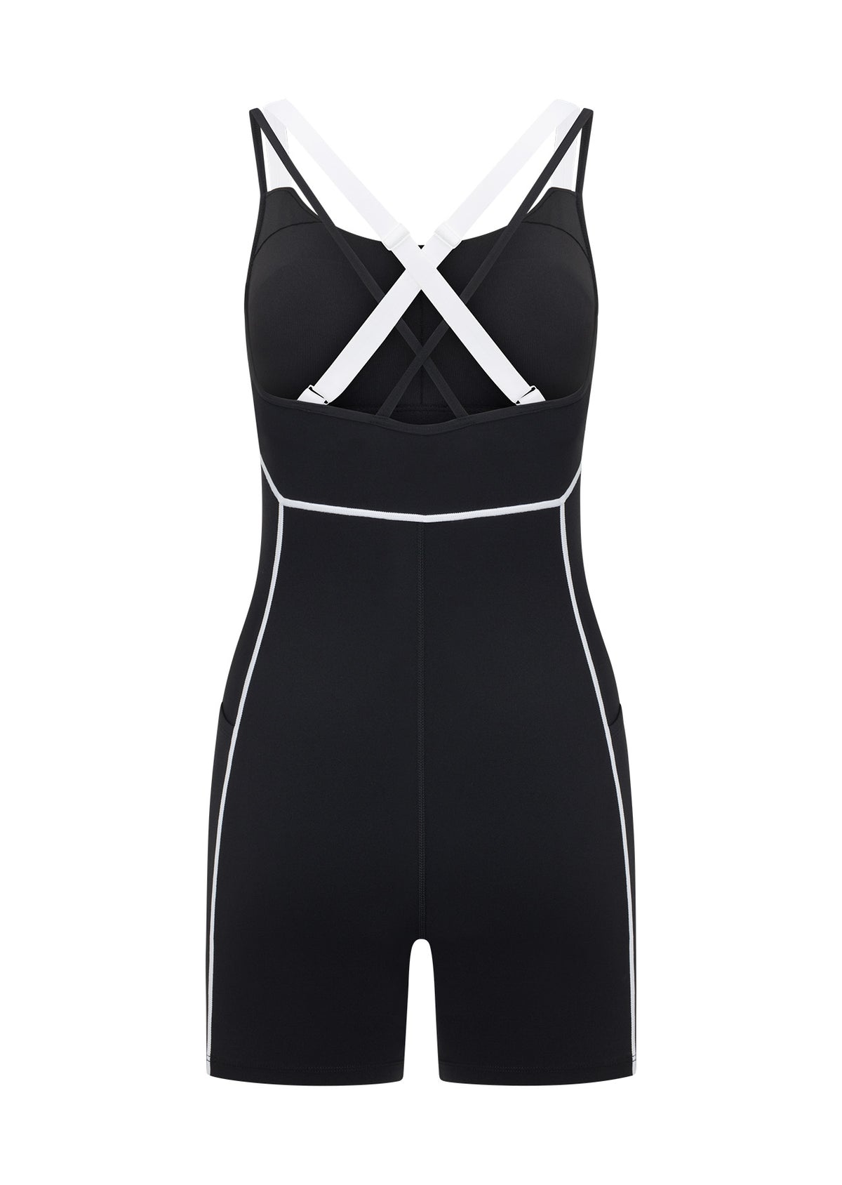 Lorna Jane Swift Motion No Ride 12cm Bodysuit - Black