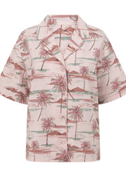 Lorna Jane Paradise Palm Weekend Shirt - Paradise Palm Print