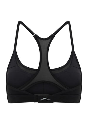 Lorna Jane Speed Up Adjustable Sports Bra - Black