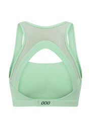 Lorna Jane Train Hard Sports Bra - Mint Cream