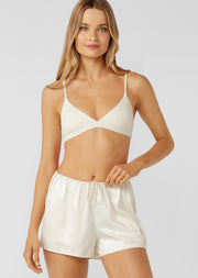 Lorna Jane All Yours Rib Bralette - Cream