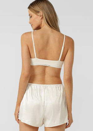 Lorna Jane All Yours Rib Bralette - Cream