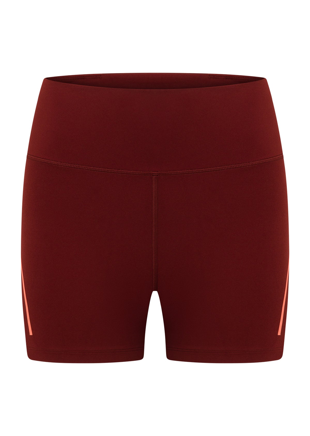 Lorna Jane Train Hard 12cm Bike Shorts - Dark Ruby